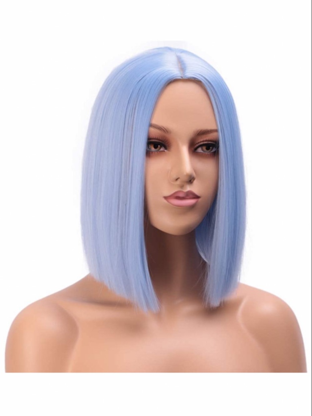 Blue and pink wig - Picture 2 of 10